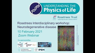 Rosetrees Interdisciplinary workshop on neurodegenerative diseases of the brain 10 Feb session 2