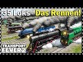 Transport Fever 2 ► 35 DAMPFLOKS XXL RENNEN! | Eisenbahn Simulation Gameplay