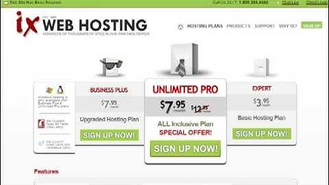 IX Hosting Web Hosting Review