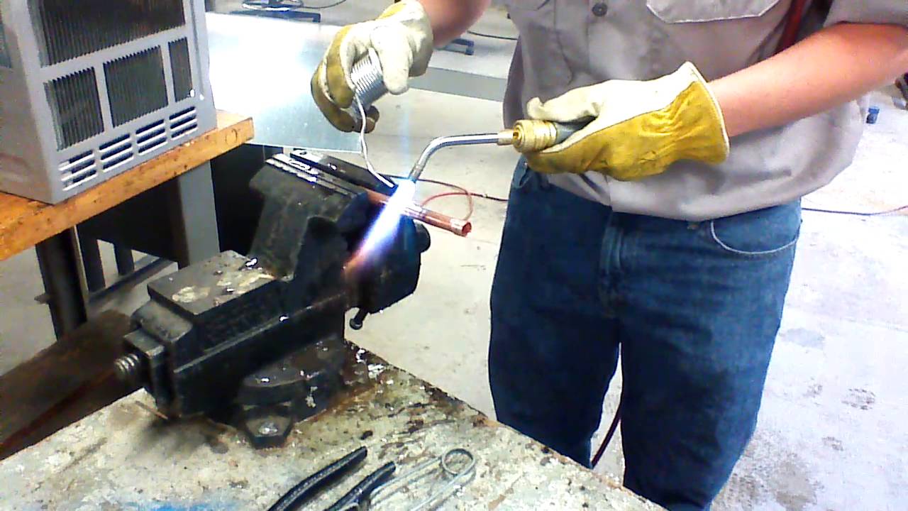 1/2 horizontal air acetylene solder YouTube