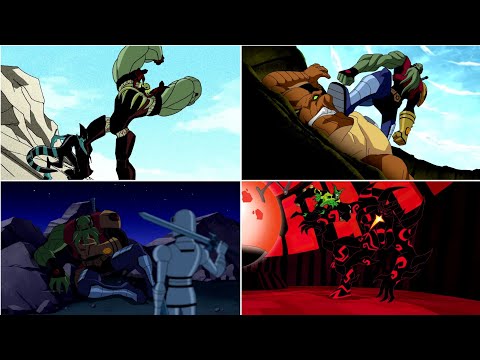 BEN 10 TÜM SERİLERDE BEN VS VİLGAX SAHNELERİ