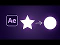 Morph shapes in after effects