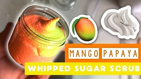 Mango Papaya Sugar Scrub | Portside Soap Company | How It