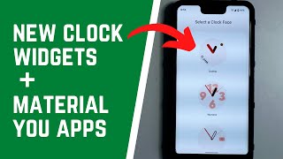 Android 12 - New Clock Widgets, Youtube Music Widget + Material You Apps screenshot 3