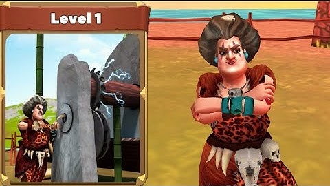 Scary Teacher 3D stone Age| level 1Gameplay walkthrough ( ios Android)#scaryteacher3d #scarygaming