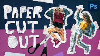 Paper Cut Out Effect in Photoshop CC | Easy Photo Manipulation Tutorial