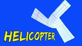 how to make flying paper spinner | paper helicopter easy #35