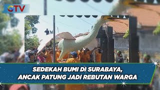 Tradisi Unik Sedekah Bumi di Surabaya, Ancak Patung Raksasa jadi Rebutan Warga - BIS 05/09