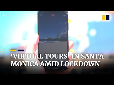As tourists leave California, Santa Monica guide offers ‘virtual tours’ amid lockdown