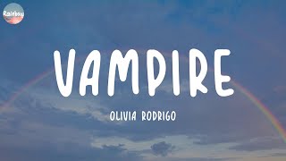 Olivia Rodrigo - vampire (Lyrics) | Troye Sivan, David Guetta, Sia,...