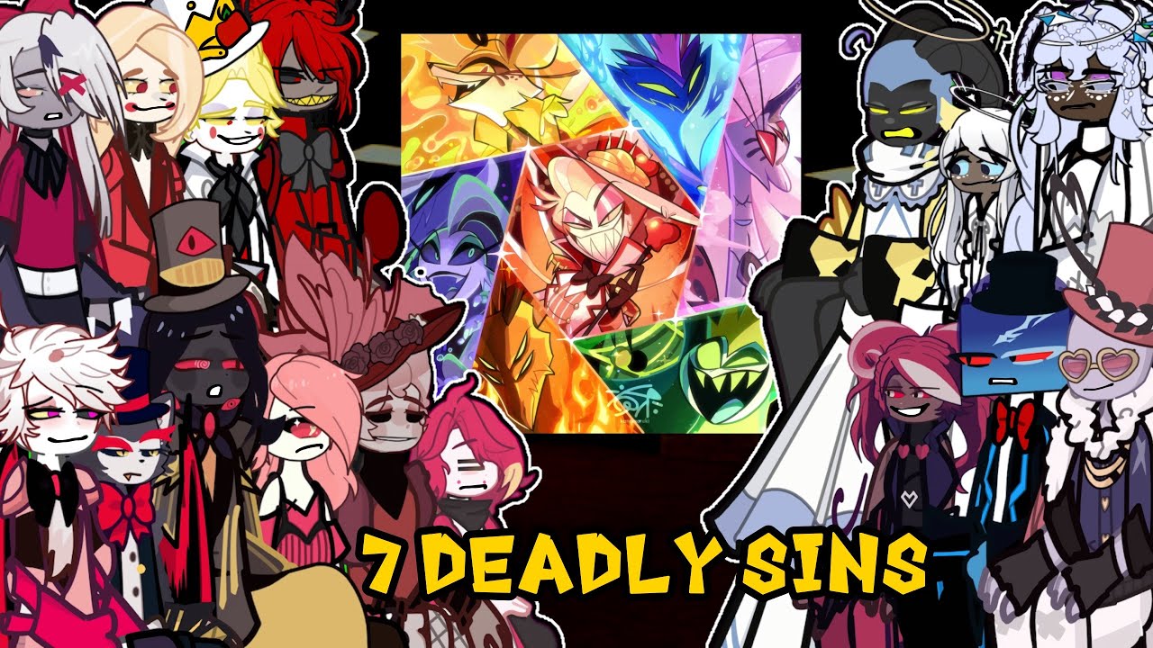 Hazbin Hotel Heaven reacts to 7 DEADLY SINS HELLUVA BOSS