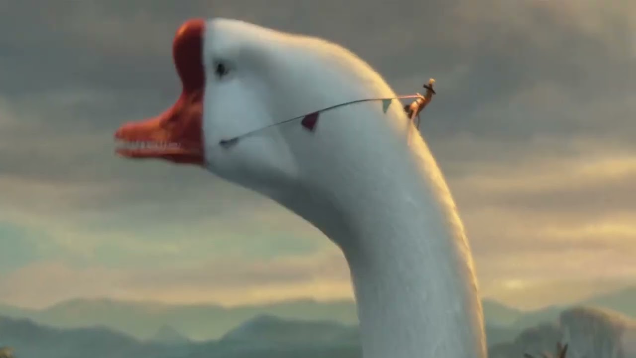 Puss in Boots Wild Goose Scene (Mama Gâsca)