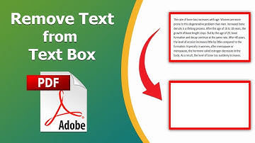 How to remove text from pdf text box using adobe acrobat pro dc