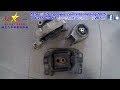 How to replace a right side and rear lower and transmission mount MAZDA 5 2.0L 2012~ LF-VE FS5A-EL