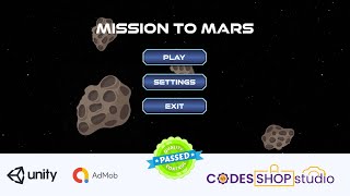 Mission To Mars | Unity Source Code | Mars screenshot 2