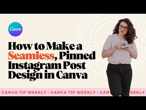 How to Make a Seamless, Continuous Pinned Instagram Post Design in Canva