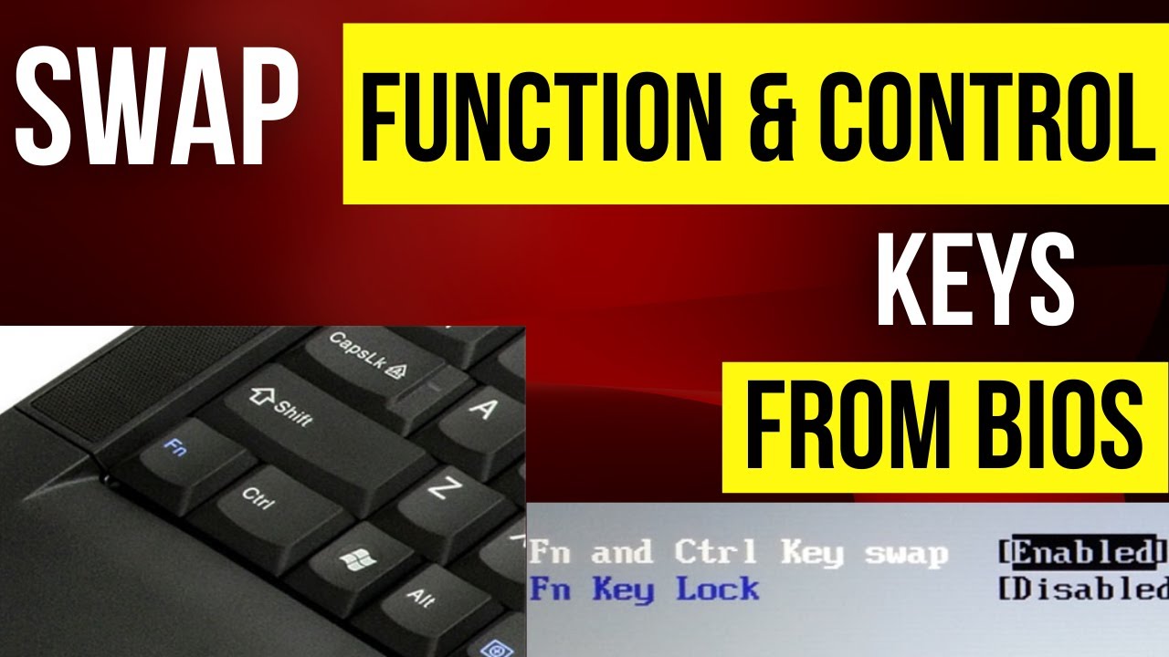 How to swap the Fn (Function) and Ctrl (Control) keyboard keys in BIOS |  TrackPoint Enable in Lenovo - escueladeparteras