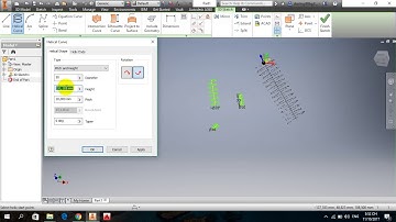 giới thiệu về lệnh helical curve trong inventor