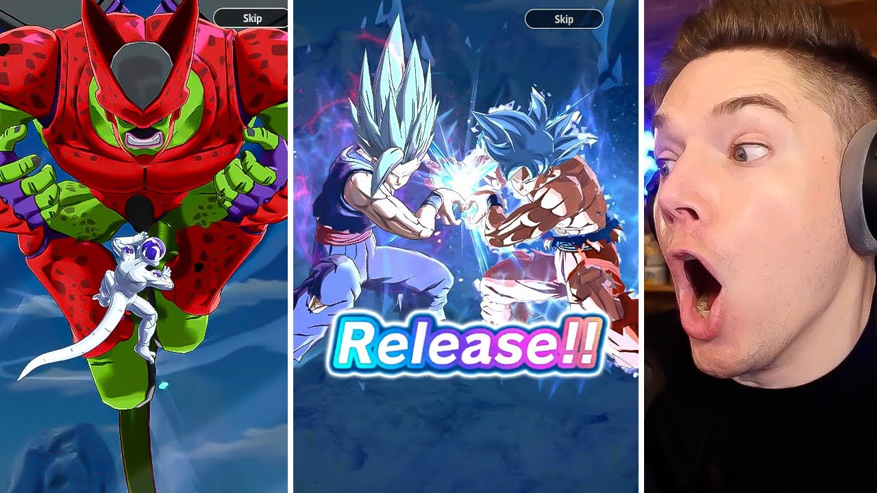 BACK TO BACK CELL MAX SUMMON ANIMATIONS ON DRAGON BALL LEGENDS!!