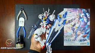 Full Mechanics 1/100 Gundam Aerial | ASMR Speed Build