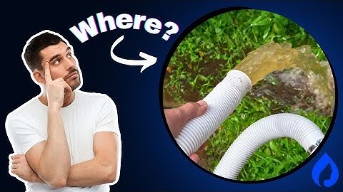 3 Best Drain Line Options For Water Softener Backwash!