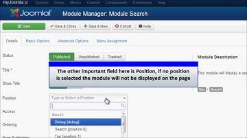 Thêm Module Tìm kiếm joomla 3 - Seach module joomla 3.x