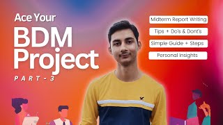 BDM Capstone Project: Mid Term Report with Guideline & Tips | IITM BS Degree