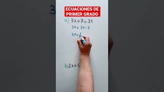 ¡ Qué ALEGRE estoy 😉 ! ¡ Ya SÉ RESOLVER ECUACIONES de PRIMER GRADO !