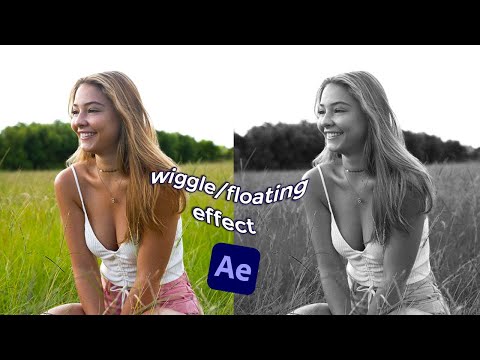 wiggle/floating effect (for tiktok edits) | after effects ; no plugin