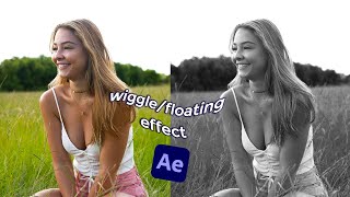 wiggle/floating effect (for tiktok edits) | after effects ; no plugin