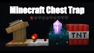 How to Make INSANE Invisible Chest Trap In Minecraft | Using Calibrated Sculk Sensors |
