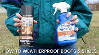 How To Waterproof Your Shoes? Nikwax DWR Spray Review! 