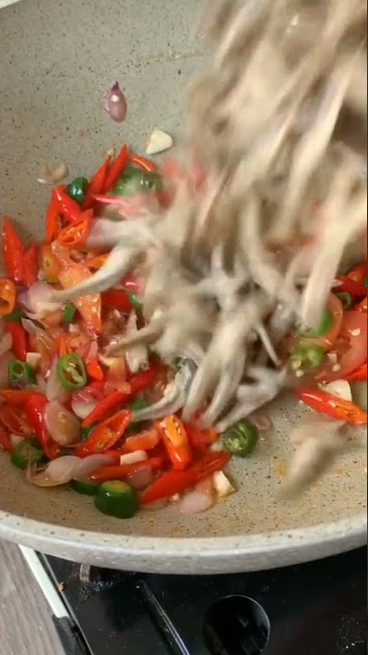 Resep Masakan Ikan Teri Tumis Cabai yg gampang Bangettt - Food Story #shorts