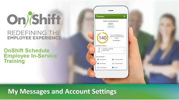 OnShift - 03 - Messages and Account Settings