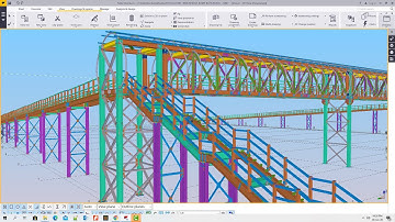 Mega-Structure Footbridge | Tekla Structures