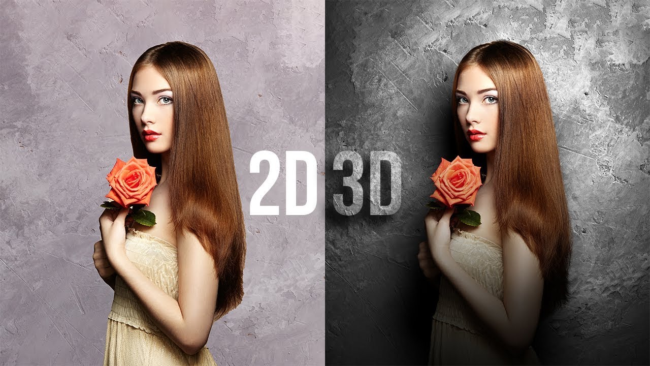 Can Photoshop convert 2D to 3D?