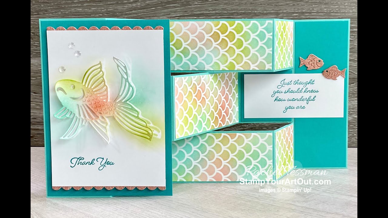 Seascape Tri-Fold Shutter Card