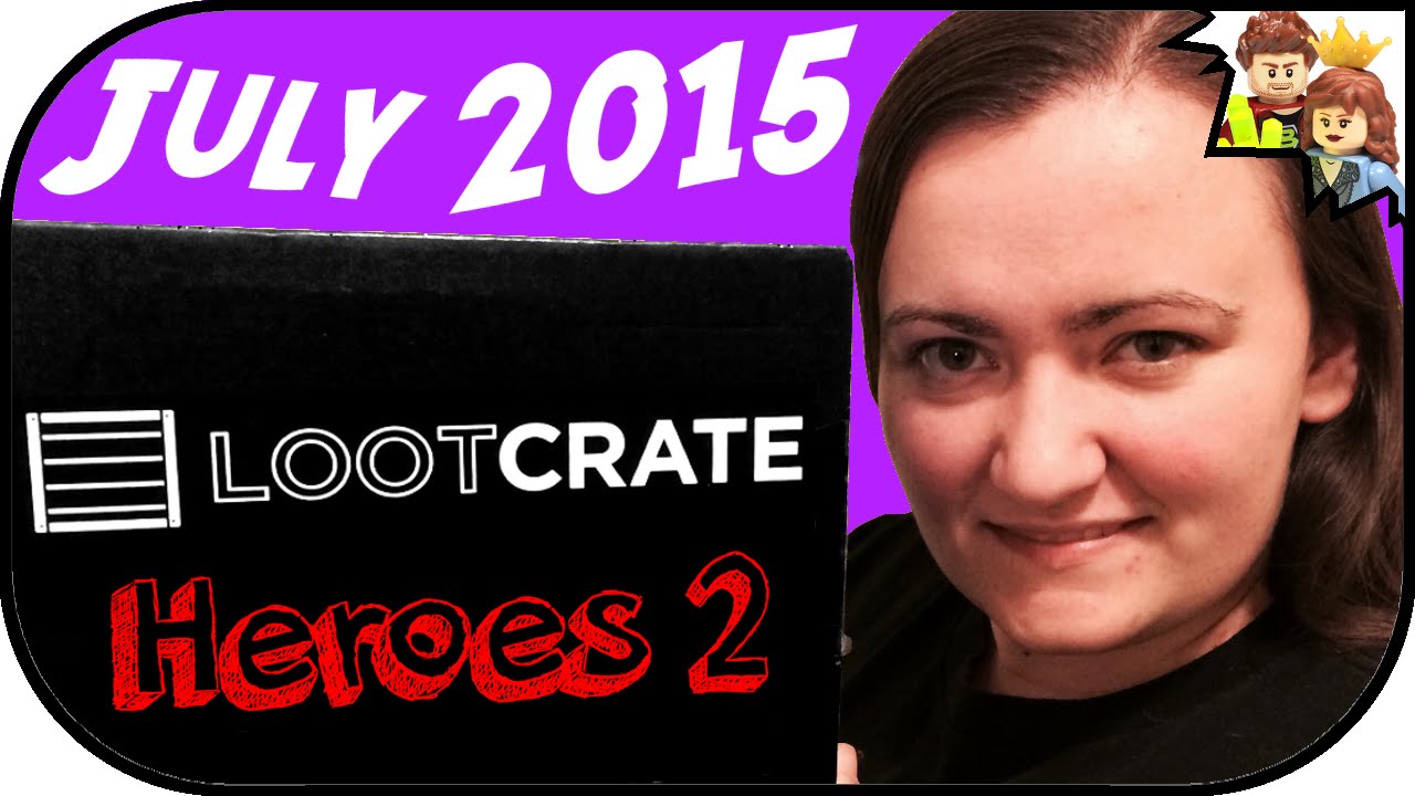 July 2015 Loot Crate Heroes 2 Surprise Opening