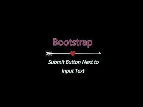 Web Development Tutorials in Hindi : Submit button next to form's text input | BOOTSTRAP |  Web D