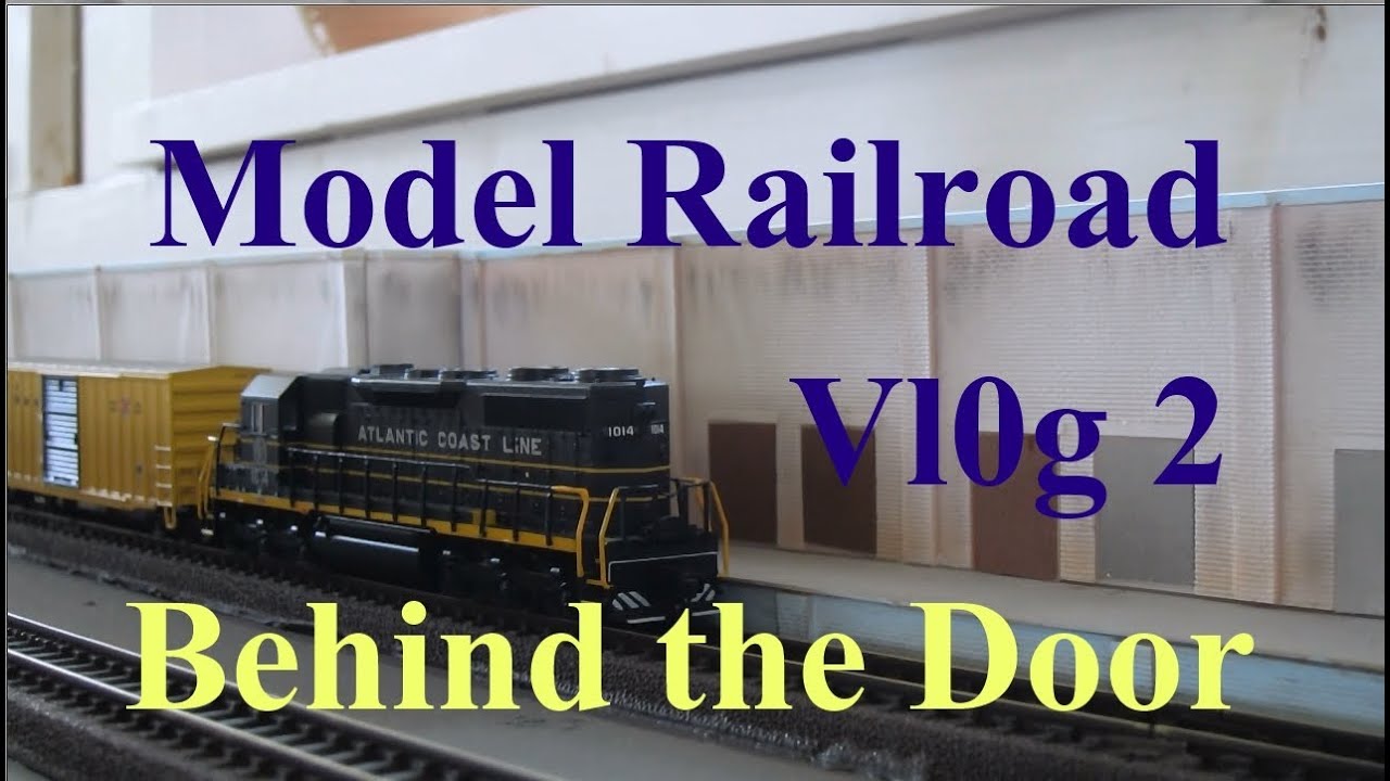 Model Railroad Vlog 2 - N Scale shelf - YouTube