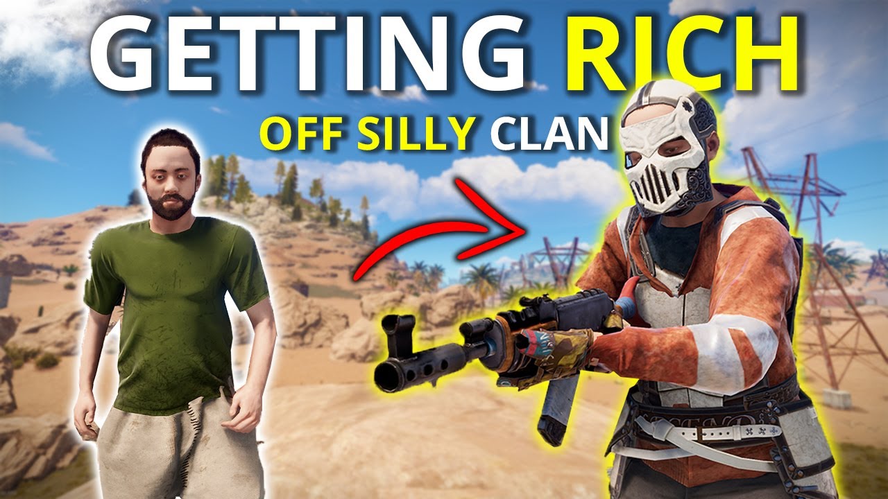 I GOT RICH OFF THIS SILLY CLAN Rust Survival 3 4 YouTube