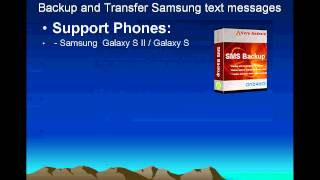 Transfer Samsung Epic 4G text messages to pc for backup