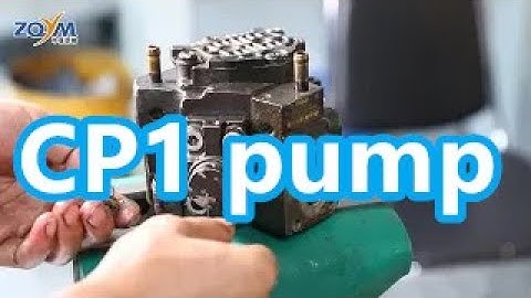 How to dismount and install the pump CP1?