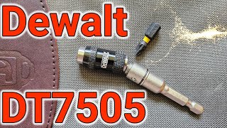 Dewalt pivoting bit Holder review DT7505