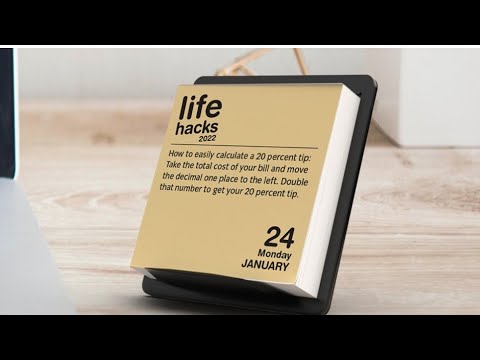Life Hacks 2022 Day-To-Day Calendar: Tips And Daily Diys To Make Your Life A Little Awesome #Shorts - Youtube