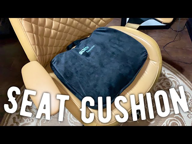 Sojoy iGelComfort Gel Enhanced Seat Cushion-Car Truck Driver Memory Foam Seat Cushion for Tailbone Back Pain by Sojoy