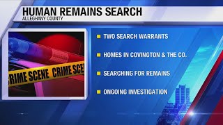Homes in Alleghany County searched in connection to ongoing investigation