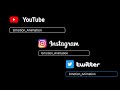 Social Media Lower Third Animation In After Effects For Your Youtube Videos In 5 Min.