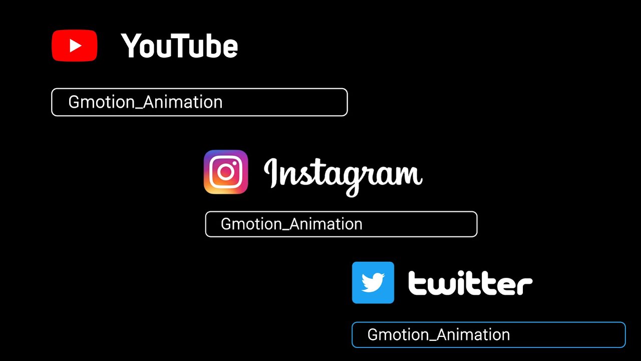 Social Media Lower Third Animation In After Effects For Your Youtube Videos In 5 Min.