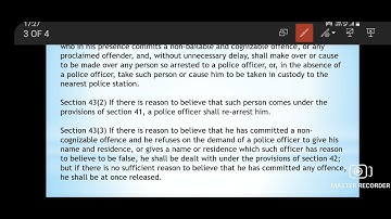 Section 43 Crimininal Procedure Code